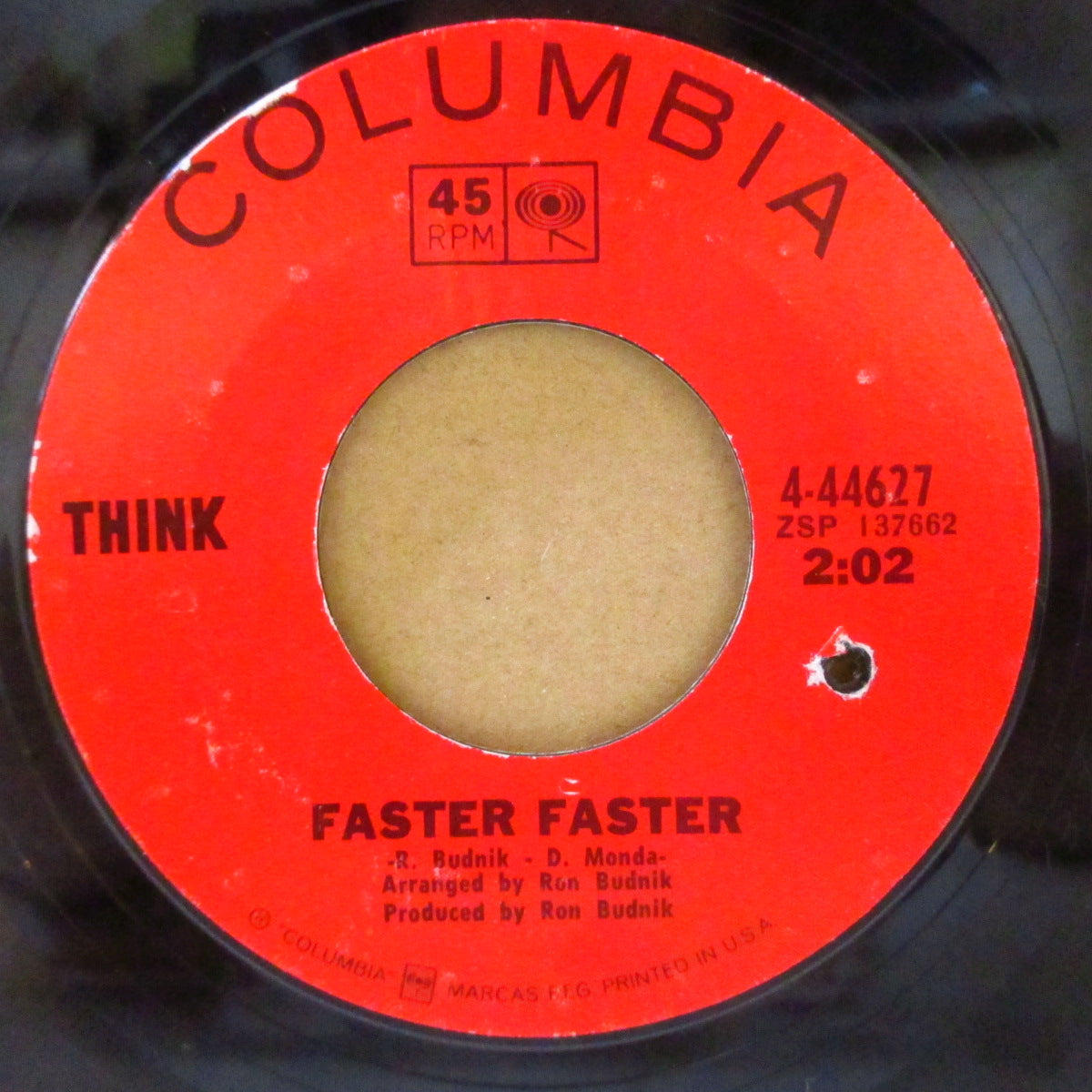 THINK (シンク)  - Stop Runnin' Away (US '68 オリジナル7インチ)バブルガム・ガレージ・ノーザン & 怪メロ・ファンキー・サイケ・ガレージ 