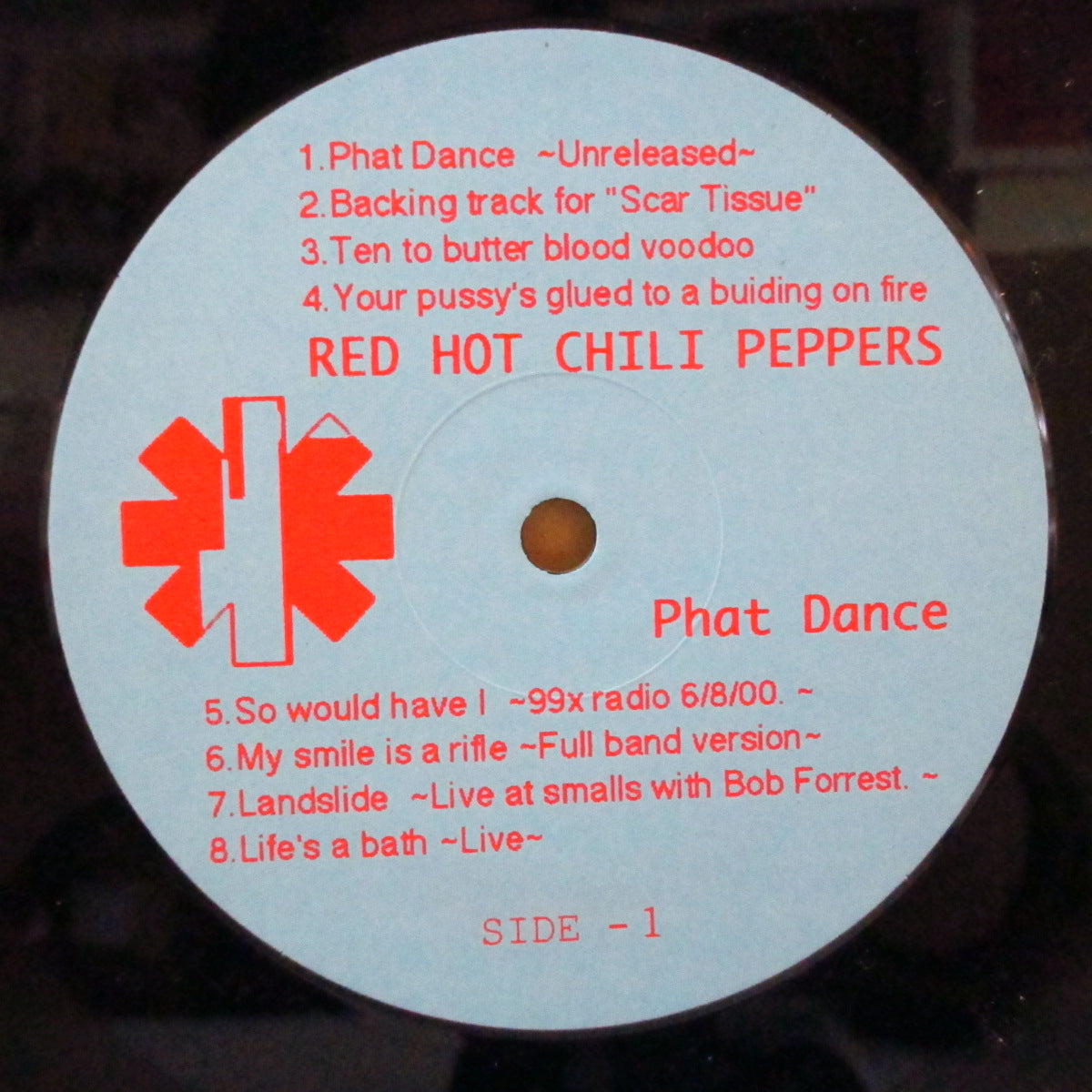 RED HOT CHILI PEPPERS (レッド・ホット・チリ・ペッパーズ)  - Phat Dance (German 限定 LP+レアステッカー付きプレーンダイカットジャケ) レア音源コンピ