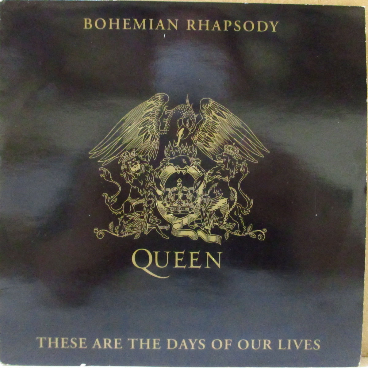 QUEEN (クイーン)  - Bohemian Rhapsody (UK '91 再発「銀プラスチックラベ・フラットセンター」 7インチ+新装光沢固紙ジャケ)