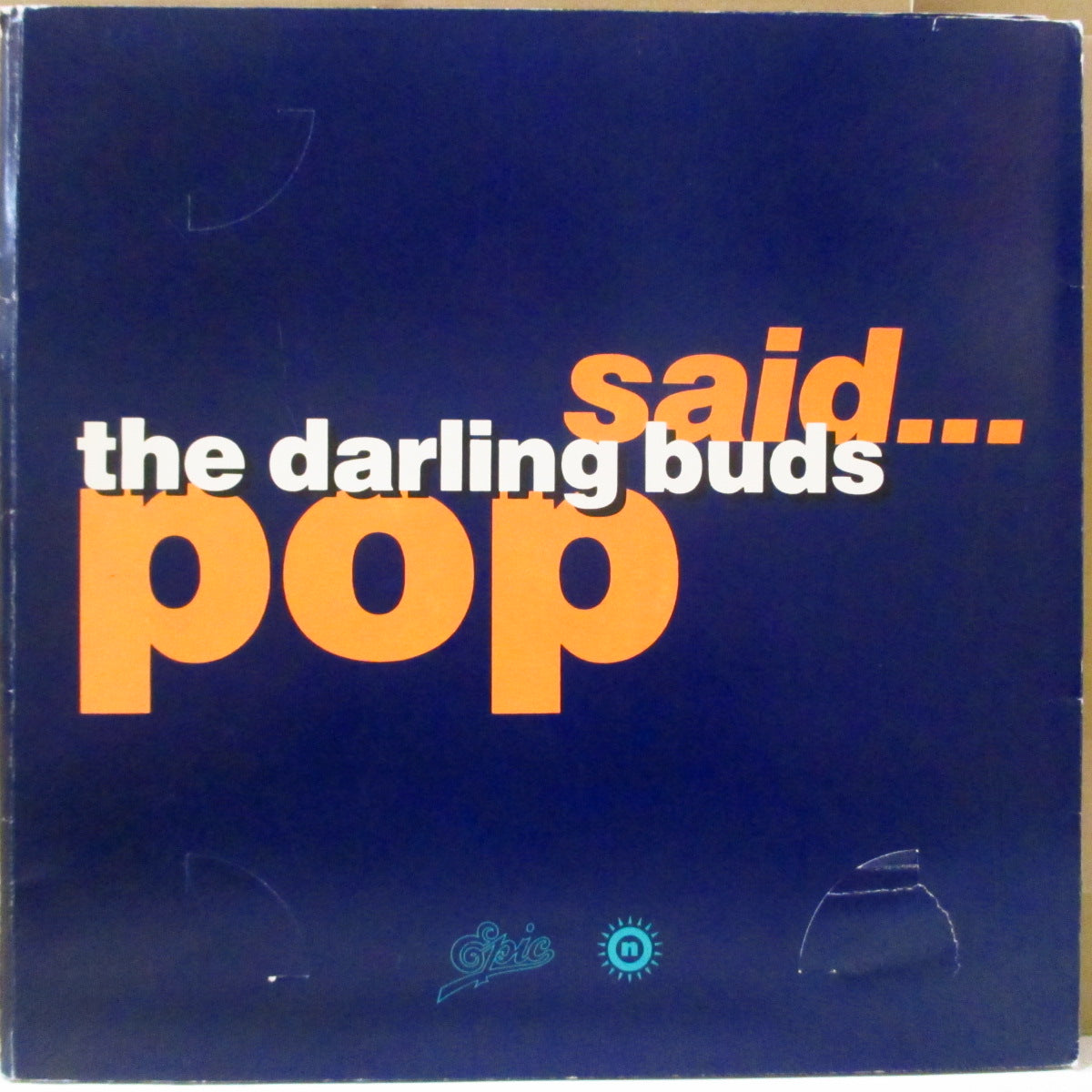 DARLING BUDS, THE (ダーリン・バッズ)  - Pop Said... (UK 限定プロモキット LP+ブックレット, 特殊ダイカット3面見開きアウタースリーブ) '88年1stアルバム