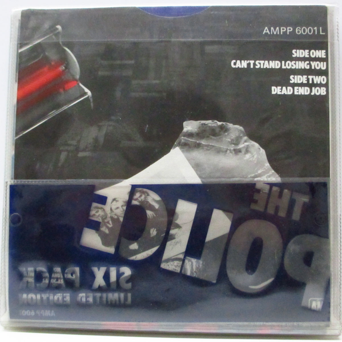 POLICE, THE (ザ ・ポリス)  - Six Pack (UK 限定「ブルーヴァイナル」7"x6/6面見開きクリアPVC) 初期シングル6枚組パック！