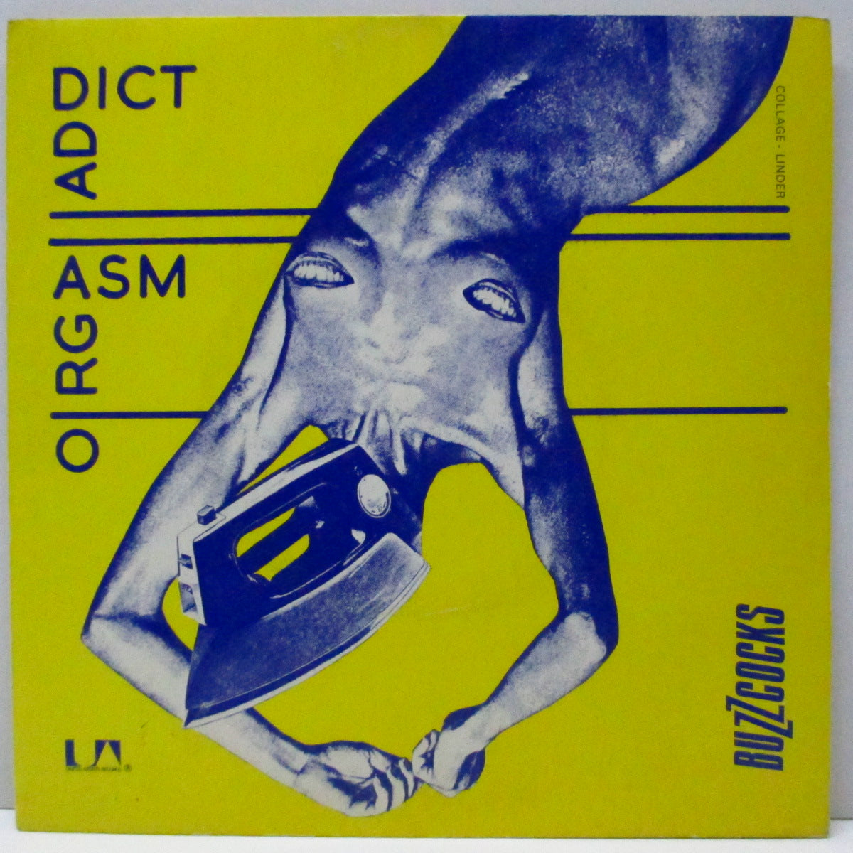 BUZZCOCKS (バズコックス)  - Orgasm Addict (UK オリジナル「ラウンドセンター」7"/光沢固紙折り返し「9cm幅カット」ジャケ)