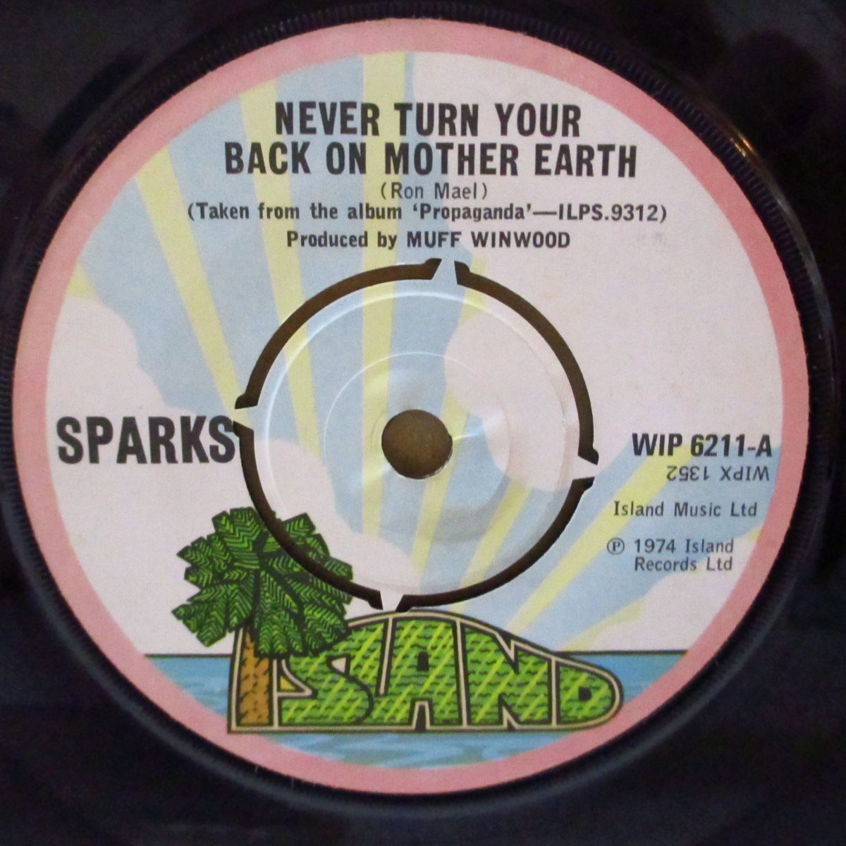 SPARKS (スパークス)  - Never Turn Your Back On Mother Earth (UK '74 オリジナル 7インチ)
