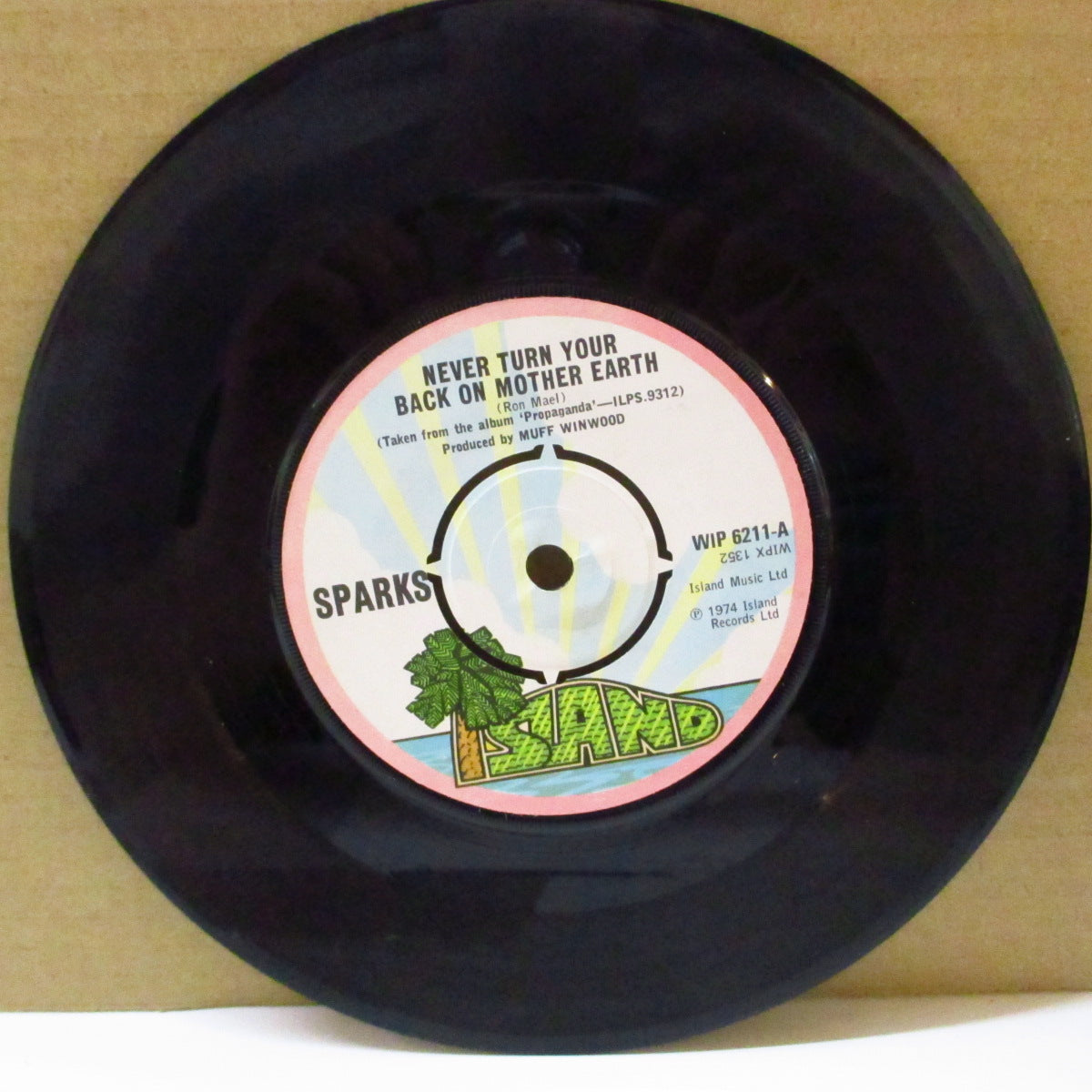 SPARKS (スパークス)  - Never Turn Your Back On Mother Earth (UK '74 オリジナル 7インチ)