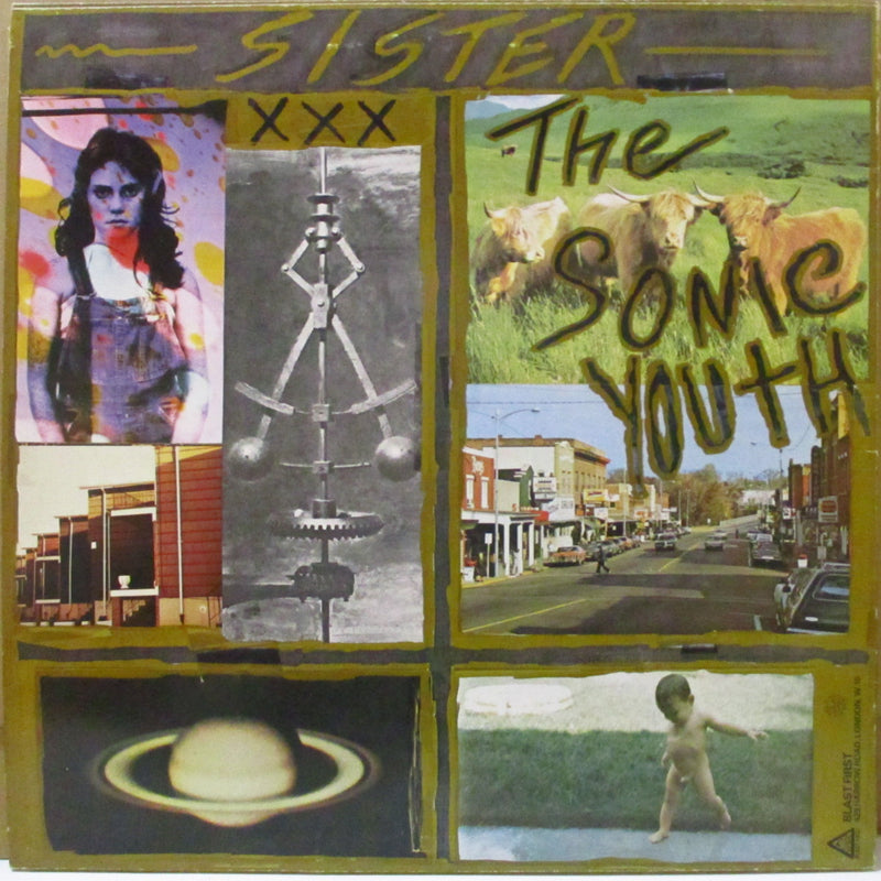 SONIC YOUTH (ソニック・ユース)  - Sister (UK オリジナル LP+固紙インナー/裏面無修正光沢ジャケ)