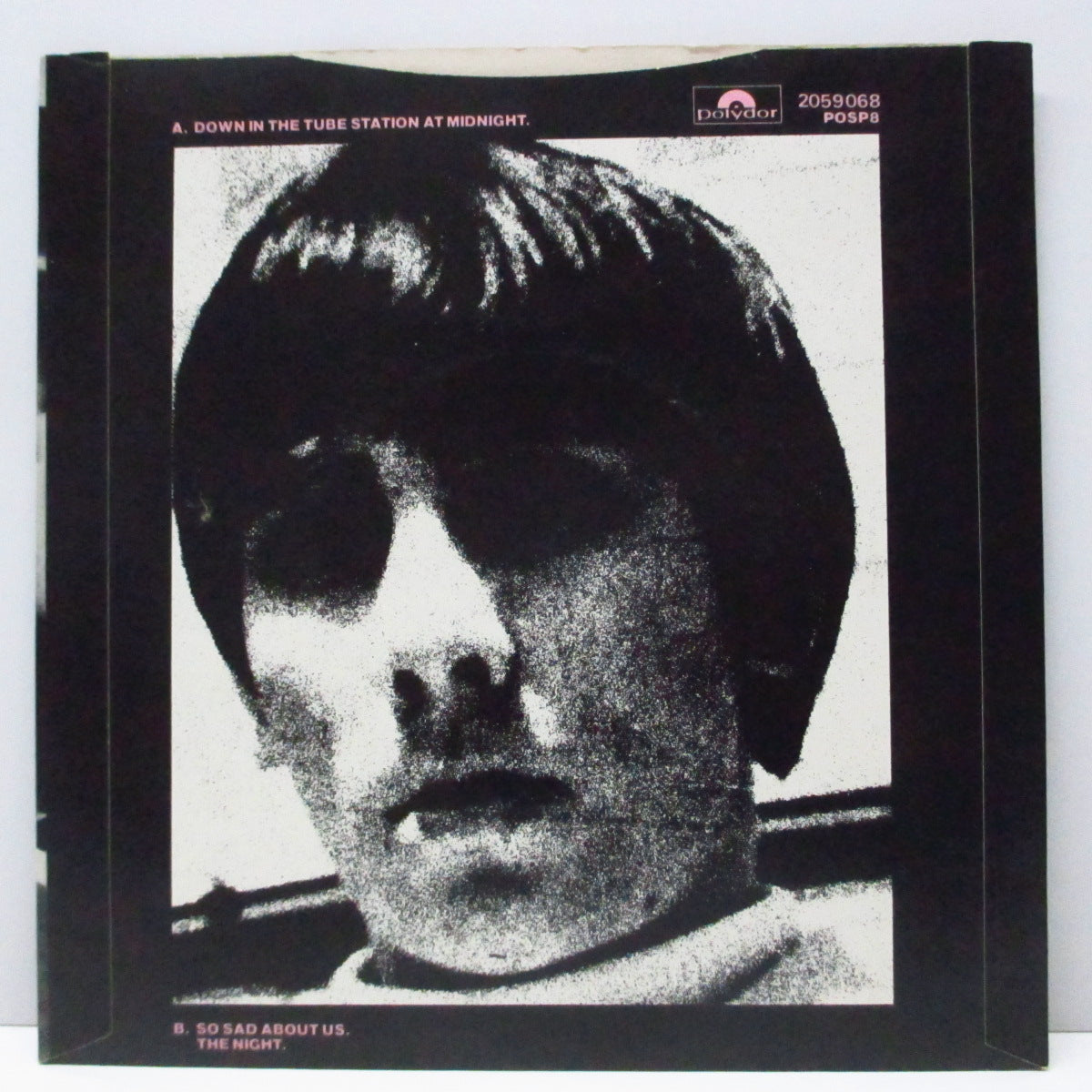 JAM, THE (ザ・ジャム)  - Down in the Tube Station at Midnight +2 (UK '80再発「銀プララベ」フラットセンター 7"/光沢固紙折り返ジャケ)  フランス語テキスト Ver!