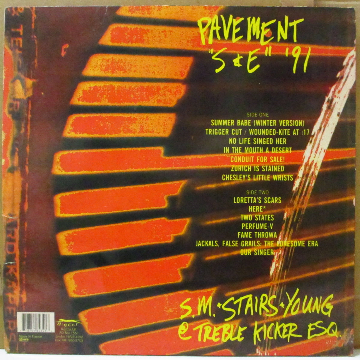 PAVEMENT (ペイヴメント)  - Slanted And Enchanted (UK オリジナル LP+インサート)