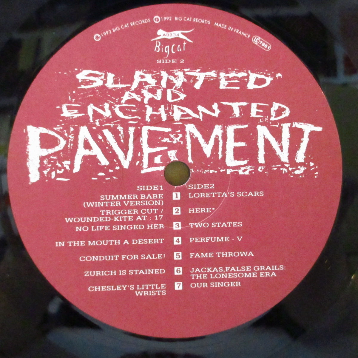 PAVEMENT (ペイヴメント)  - Slanted And Enchanted (UK オリジナル LP+インサート)