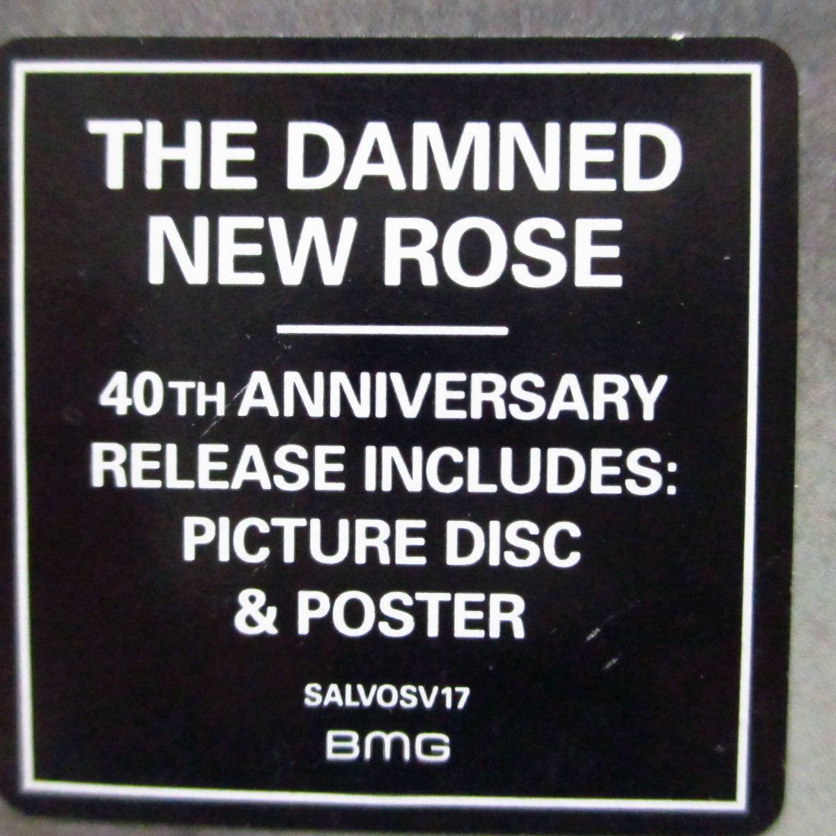 DAMNED, THE (ザ ・ダムド)  - New Rose / Help (UK 「40周年記念」再発ピクチャー7"+ポスター、光沢固紙ジャケ 「廃盤 New」 )