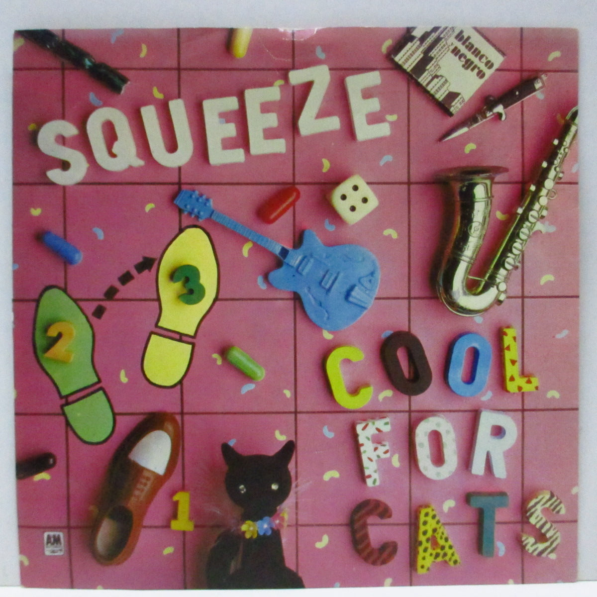 SQUEEZE (スクイーズ)  - Cool For Cats / Model (UK '79 セカンドプレス「銀ロゴ」フラットセンター「黒盤」7"/光沢固紙ジャケ)