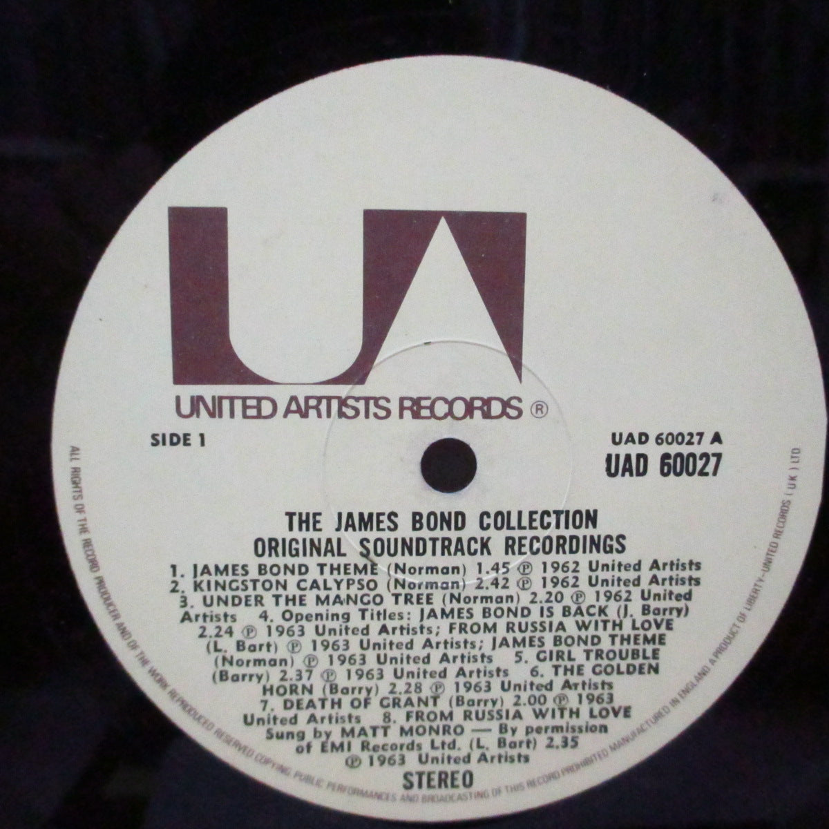 O.S.T. (映画『007（ダブルオーセブン）』シリーズのサントラ盤！)  - 007 / James Bond Collection (UK オリジナル 2xLP/綴じ込みブックレット付き表面コーティング見開ジャケ)