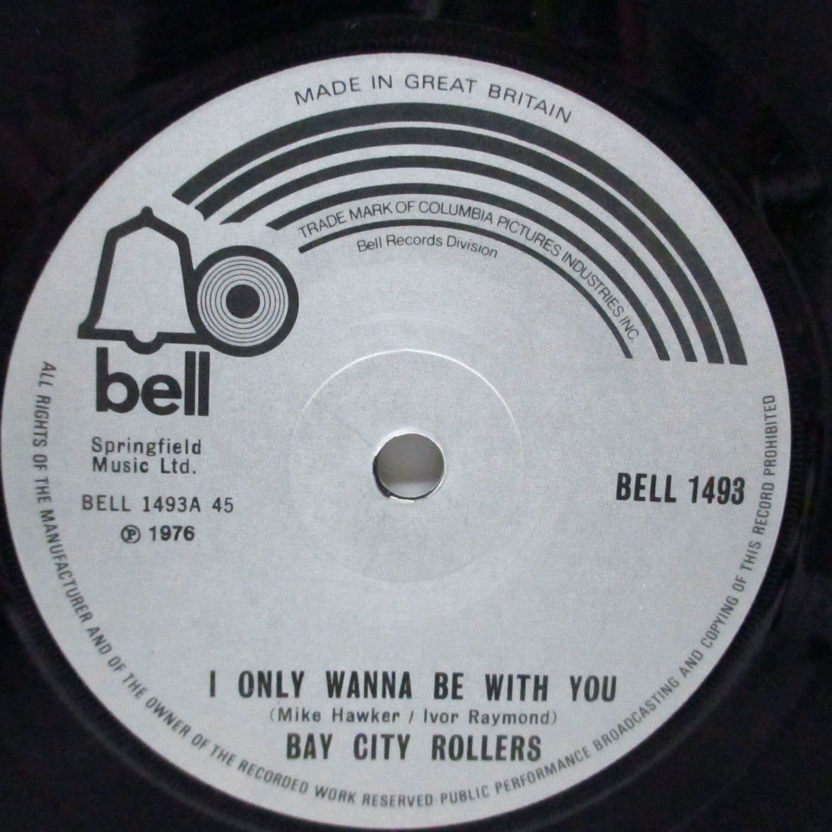 BAY CITY ROLLERS (ベイ・シティ・ローラーズ)  - I Only Wanna Be With You (UK オリジナル「フラットセンター」7")