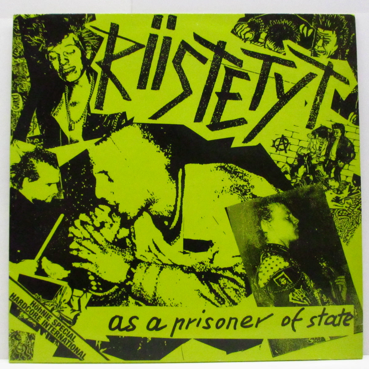 RIISTETYT (リーステテュット)  - As A Prisoner Of State (German '02 限定再発「黄盤」LP+インサート/緑ジャケ）'82年ファーストの国際 Ver!