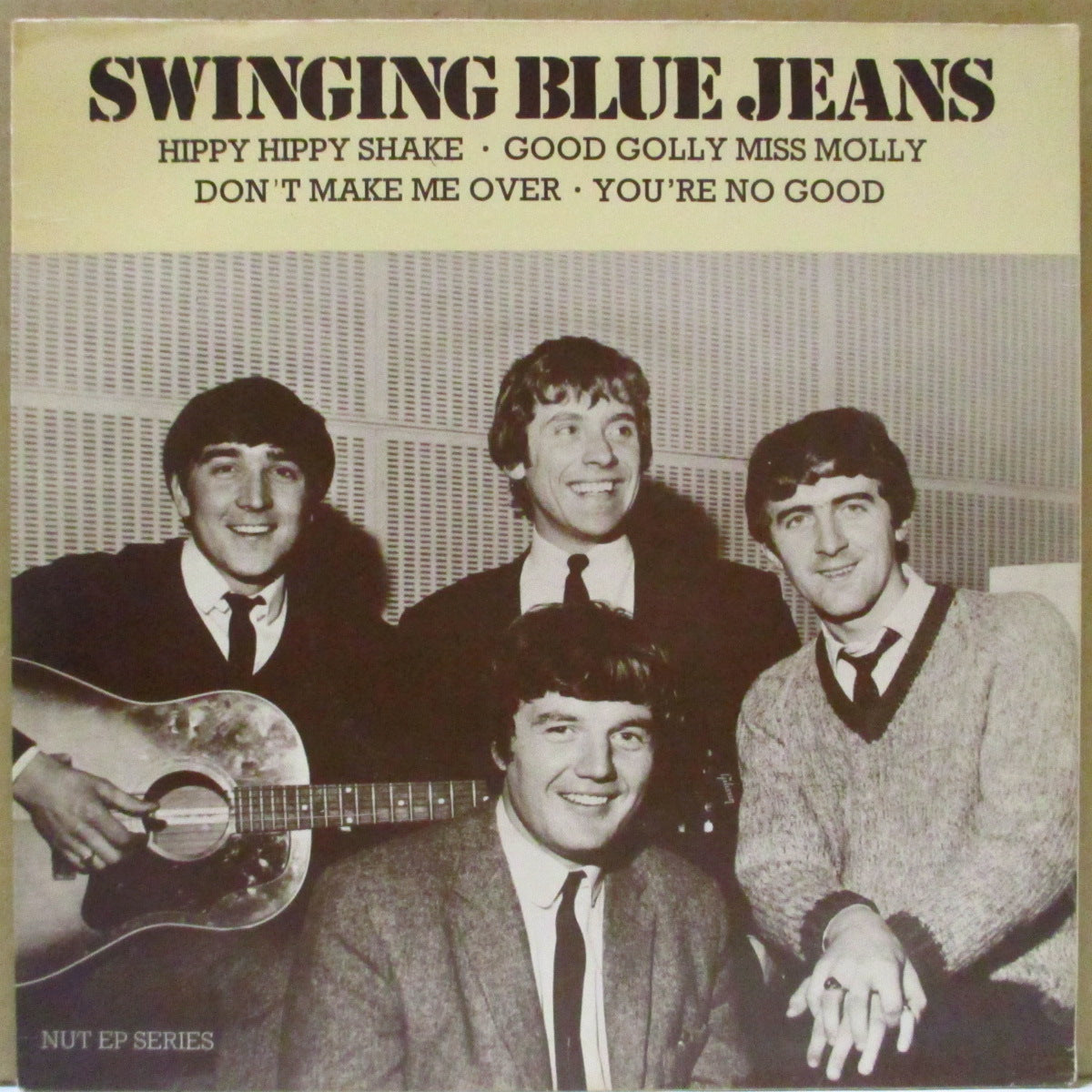 SWINGING BLUE JEANS (スウィンギン・ブルージーンズ)  - Hippy Hippy Shake +3 (UK '77 再発4曲入り 7インチEP+光沢固紙折り返しジャケ)