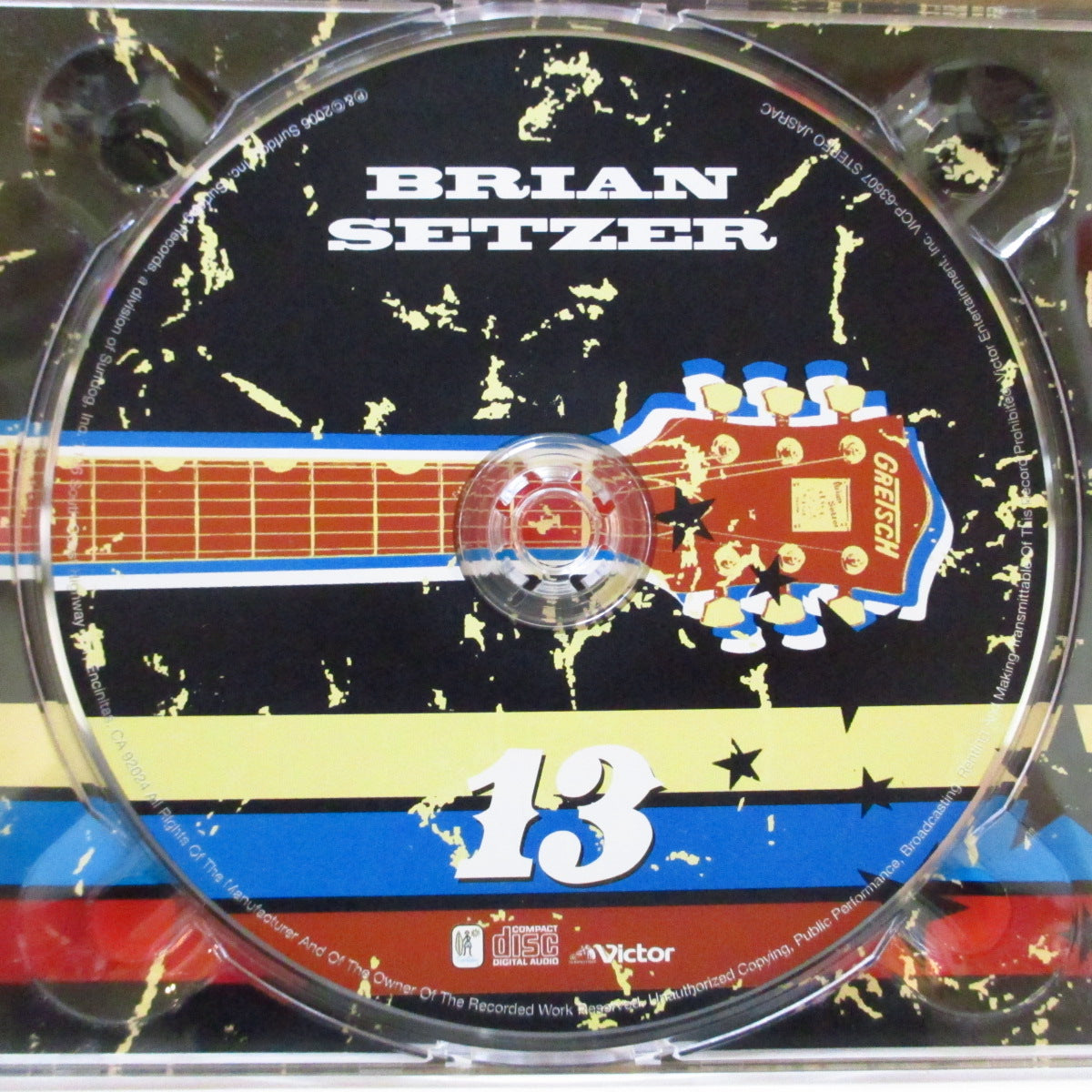 BRIAN SETZER (ブライアン・セッツァー)  - 13 (Japan オリジナル CD+帯, ブックレット/デジパックケース) '06年5thアルバム
