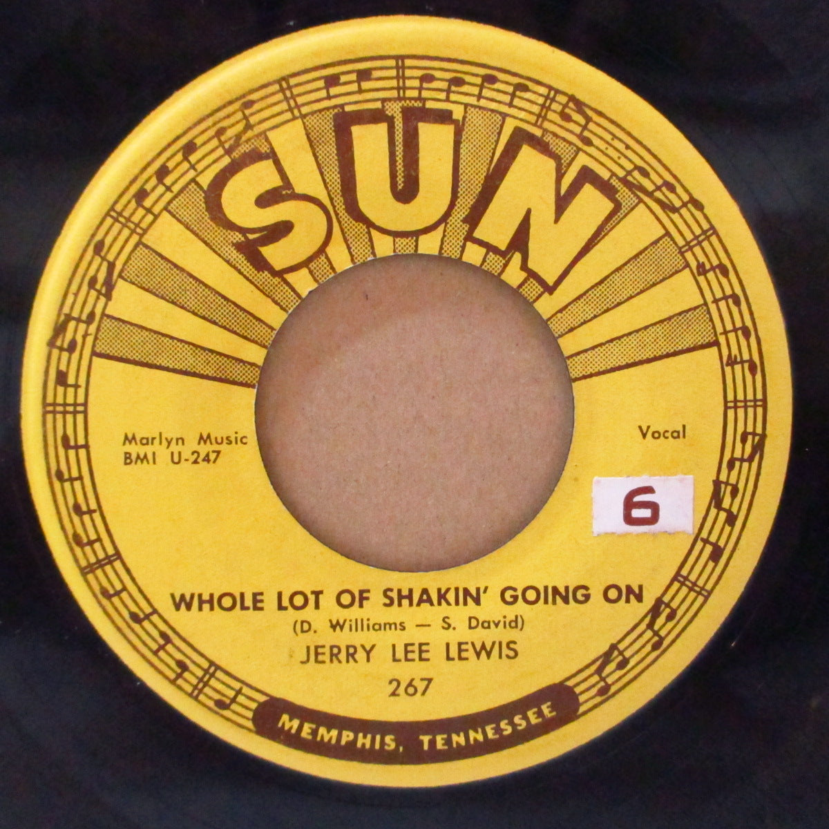 JERRY LEE LEWIS (ジェリー・リー・ルイス)  - Whole Lot Of Shakin’ Going On (US オリジナル7インチ)R&Rカヴァ名曲