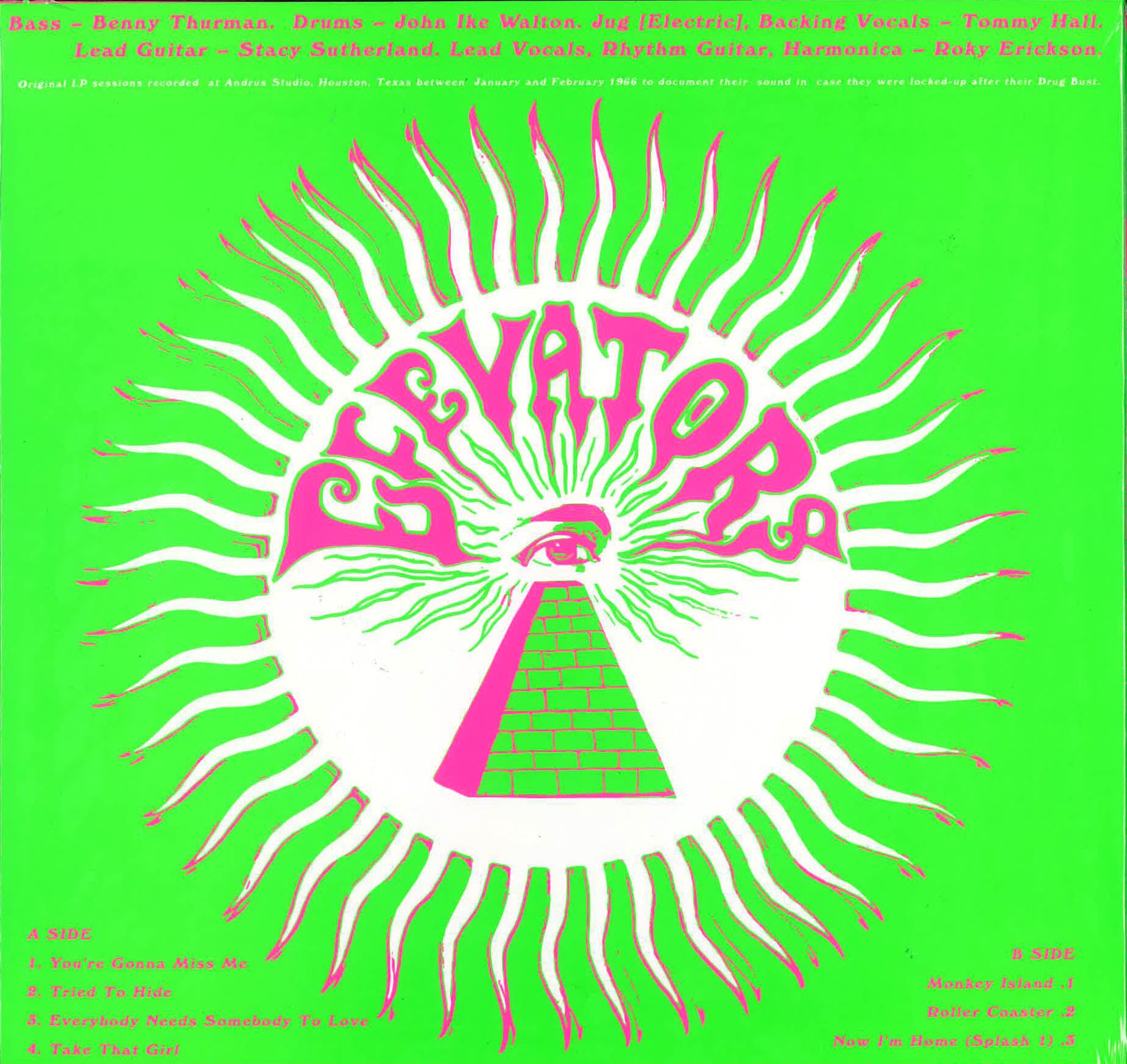 13TH FLOOR ELEVATORS (サーティース・フロア・エレヴェーターズ)  - Headstone / The Contact Sessions (EU 限定再発 LP/New - IA15)'66年未発表レア・デモ音源集