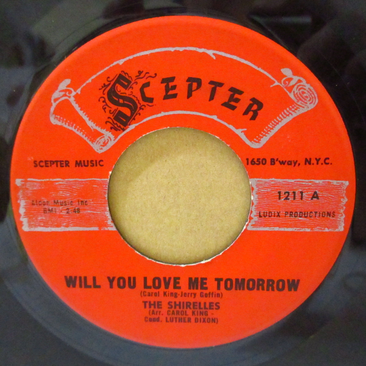 SHIRELLES (ザ・シュレルズ)  - Will You Love Me Tomorrow / Boys (US セカンドプレス 7インチ) 全米1位の大ヒット & ビートルズのカヴァ原曲