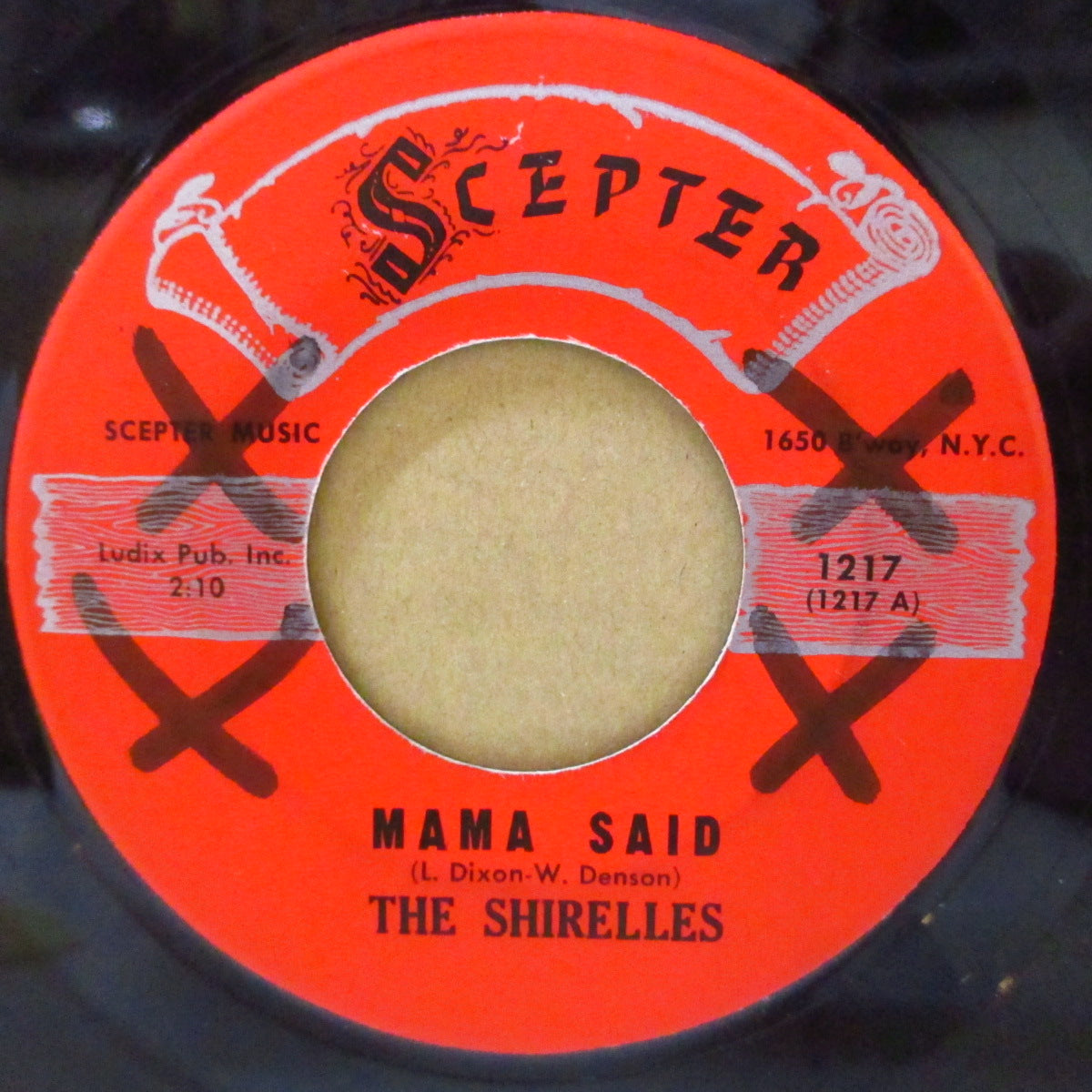 SHIRELLES (ザ・シュレルズ)  - Mama Said / Blue Holiday (US '61 初回「赤・銀ラベ」オリジナル7インチ) 大ヒットガールポップ＋Xマスソング