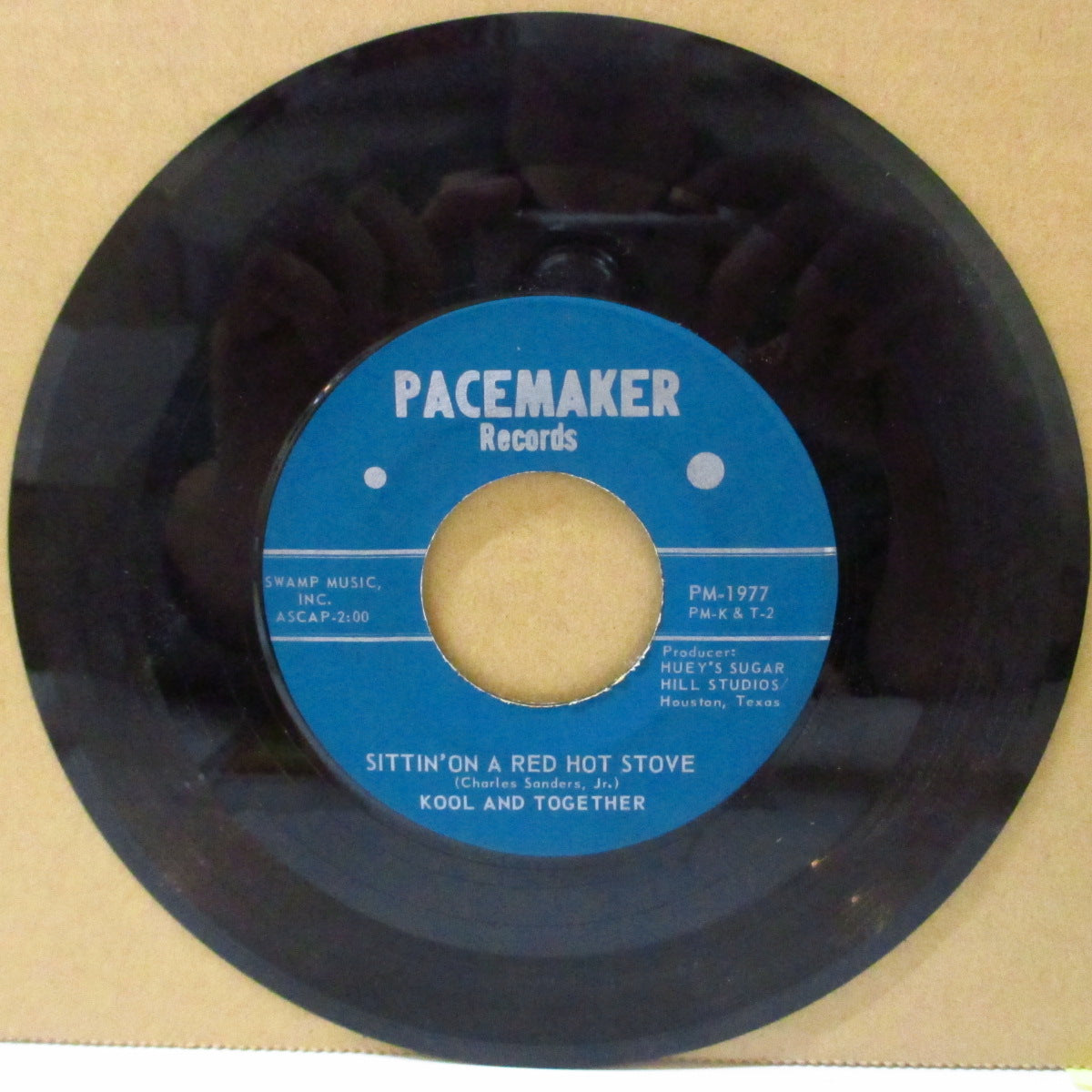 KOOL AND TOGETHER (クール・アンド・トゥギャザー)  - Sittin' On A Red Hot Stove / Hey Now Baby (US オリジナル 7インチ)怪ディープ・ファンク+ガレージ・ファンク！