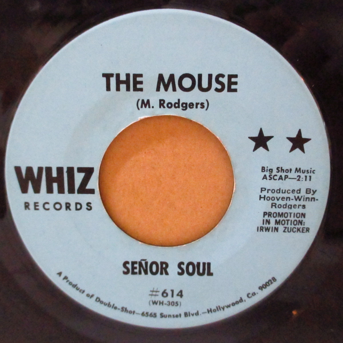 SENOR SOUL (セニョール・ソウル)  - The Mouse / Soul Sermon (US '69 オリジナル 7インチ)ディープ・ファンク名曲！