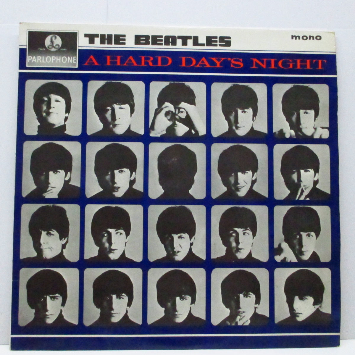 BEATLES (ビートルズ)  - A Hard Day's Night (UK オリジナル「モノラル」LP/「G&L」表面コーティング3面折り返ジャケ)