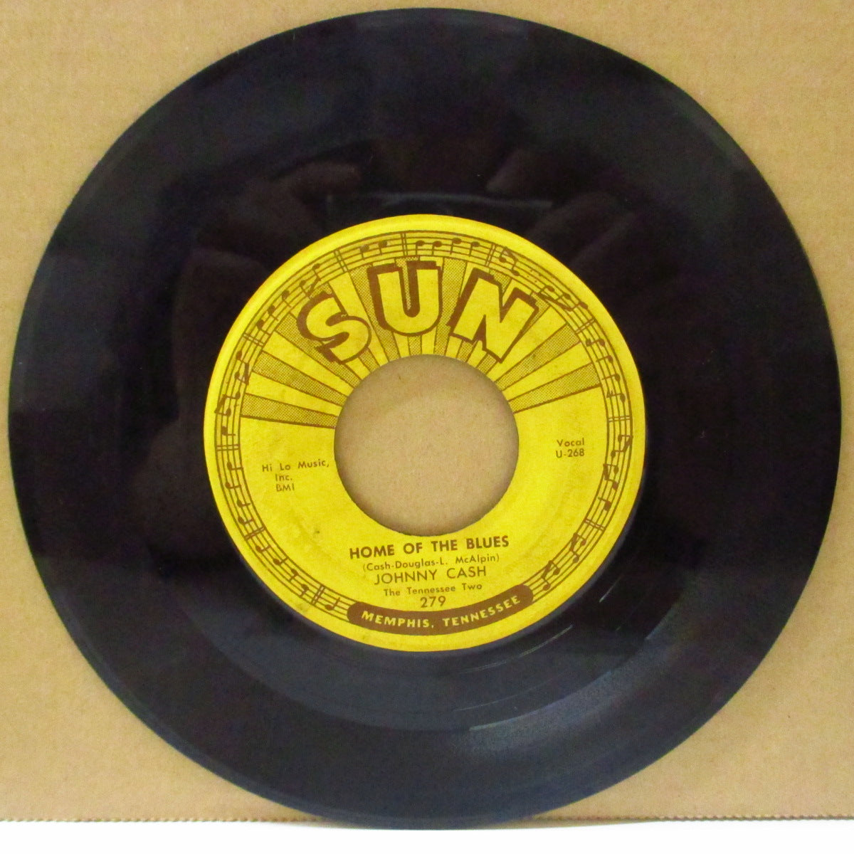JOHNNY CASH (ジョニー・キャッシュ)  - Home Of The Blues (US オリジナル 7インチ)ヒルビリー名曲！