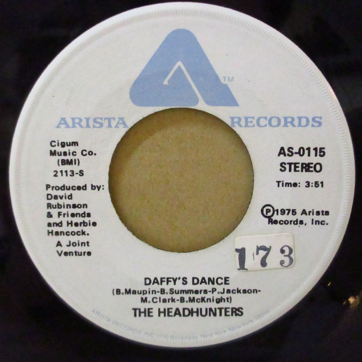 HEADHUNTERS, THE (ザ・ヘッドハンターズ)  - God Make Me Funky (US オリジナル 7インチ)ラップのサンプリングネタ、ハービー・ハンコックFUNK名曲！