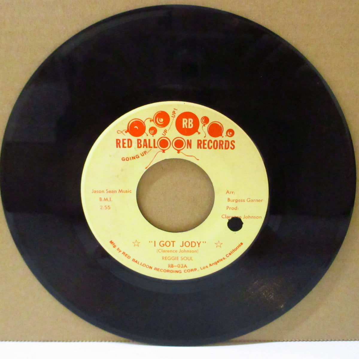 REGGIE SOUL (レジー・ソウル)  - I Got Jody / I Feel So Bad (US '71 オリジナル7インチ)ローファイ・ガレージ・ファンク+ファンキー・ノーザン!