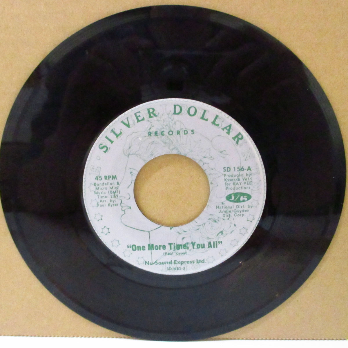 NU-SOUND EXPRESS LTD. (ニュー・サウンド・エキスプレス・リミテッド)  - One More Time, You All (US '70 オリジナル 7インチ)DJ-Shadow元ネタ、アップテンポ・FUNKYグルーヴ！