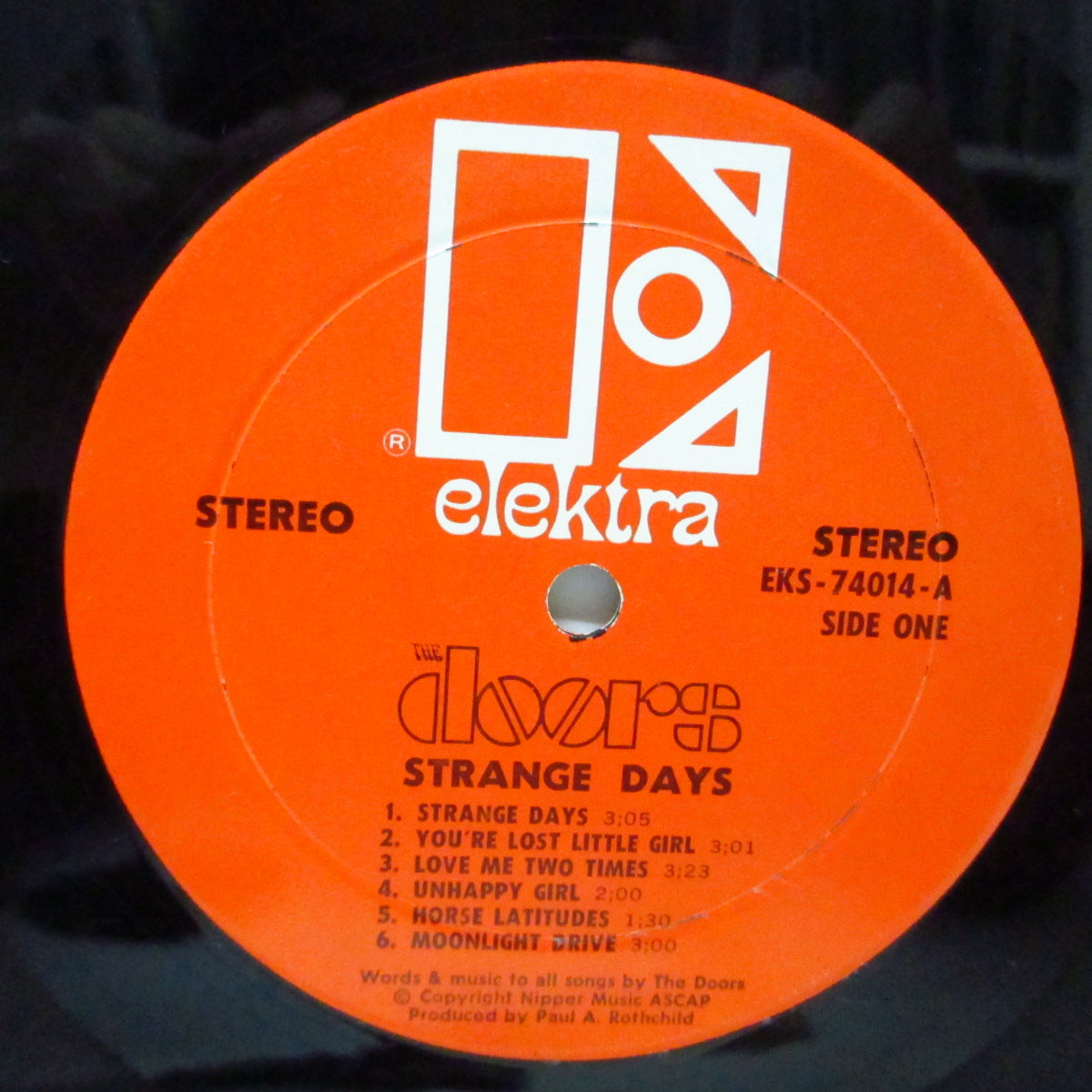 DOORS (ドアーズ)  - Strange Days (US '70 再発「レッドラベ」LP) '67年セカンド「まぼろしの世界」！