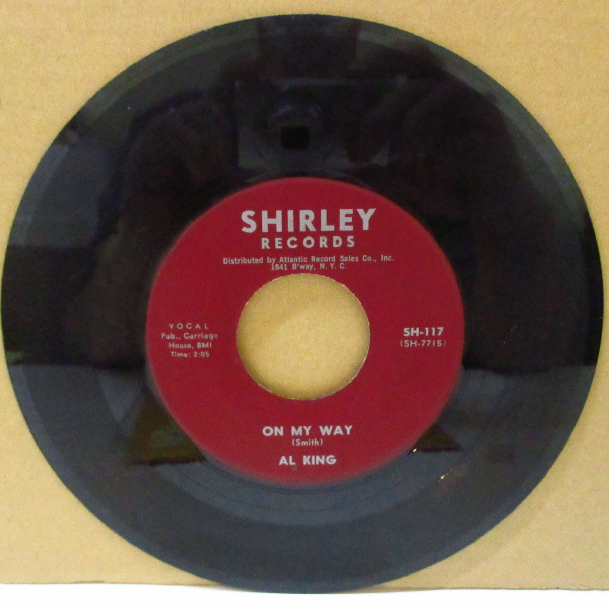 AL KING (アル・キング)  - Oh My Way / Reconsider Baby (US '64 オリジナル「マルーン・ラベ ver」7インチ)デンジャー・ロッキン・ブルース！