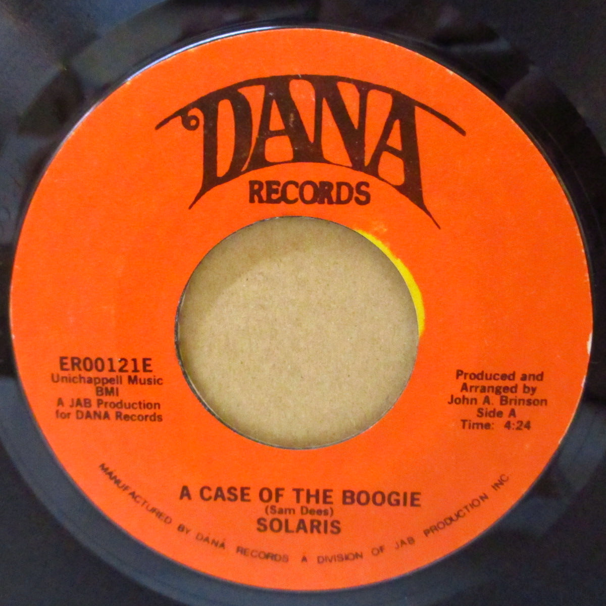 SOLARIS (ソラリス)  - A Case Of The Boogie / You And Me (US '79 オリジナル「オレンジ・ラベ ver」スチレン盤7インチ) ファンキーブギー・ディスコ+AORクロスオーヴァー