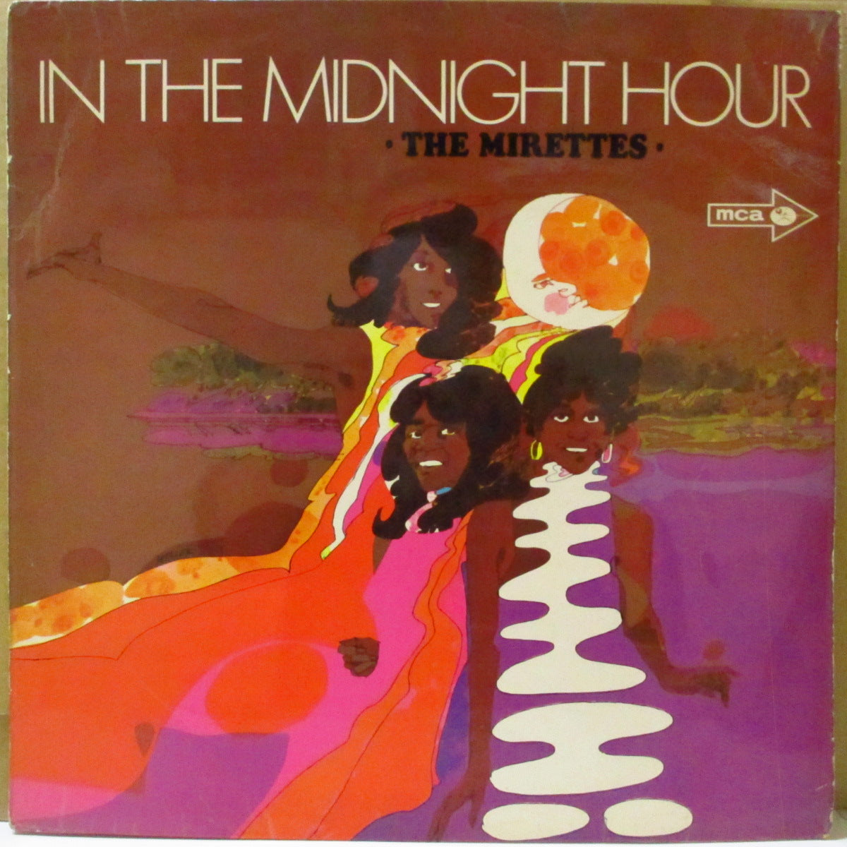 MIRETTES (ザ・ミレッツ)  - In The Midnight Hour (UK '68 オリジナル・ステレオ LP/表面コーティングジャケ)アイケッツの後身、'68年デビューアルバム