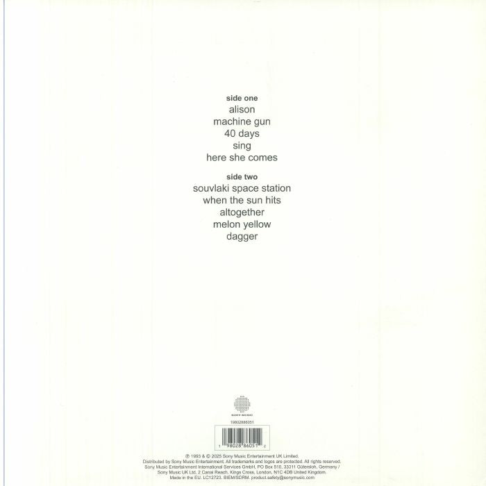 SLOWDIVE (スロウダイヴ) - Souvlaki (EU 正規限定再発 LP/NEW) '93年