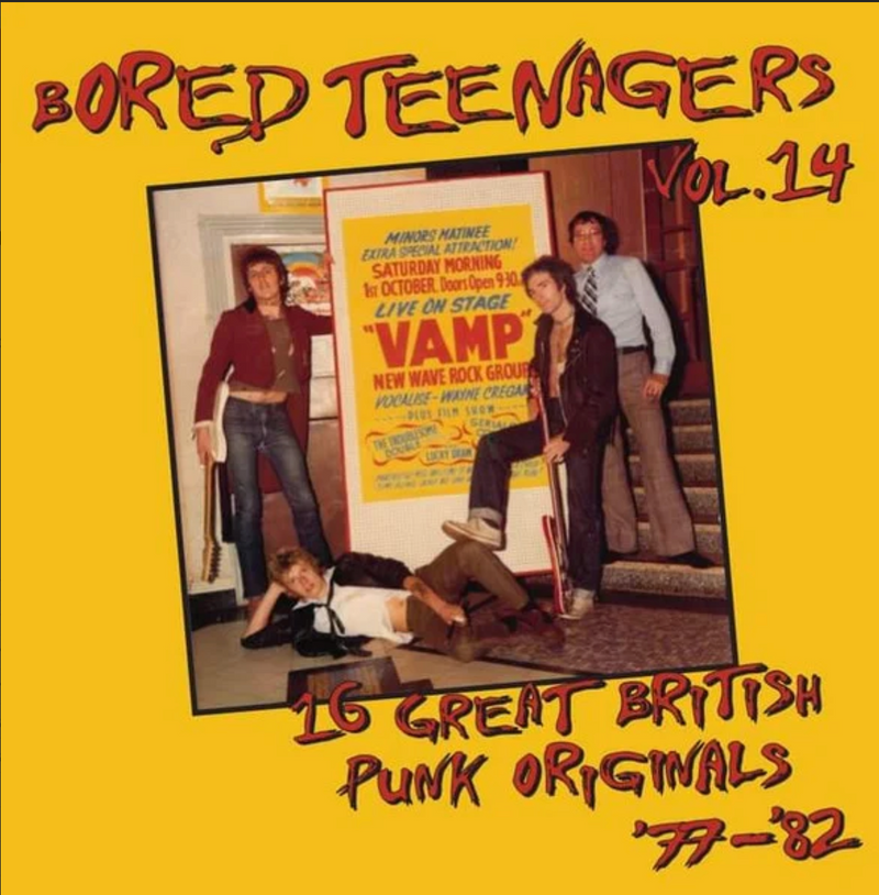 V.A. (レアUKパンク・コンピ）- Bored Teenagers Vol.14 (UK 500枚限定プレス LP+ブックレット / New)