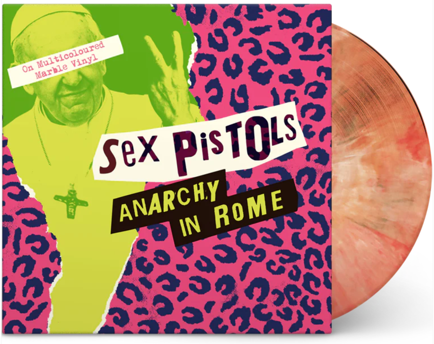 SEX PISTOLS (セックス・ピストルズ) - Anarchy In Rome (EU 500枚限定再発マーブルヴァイナル LP/New)