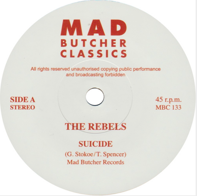 REBELS, THE (ザ・レベルズ) - Suicide (German 500枚限定再発 7" / New)