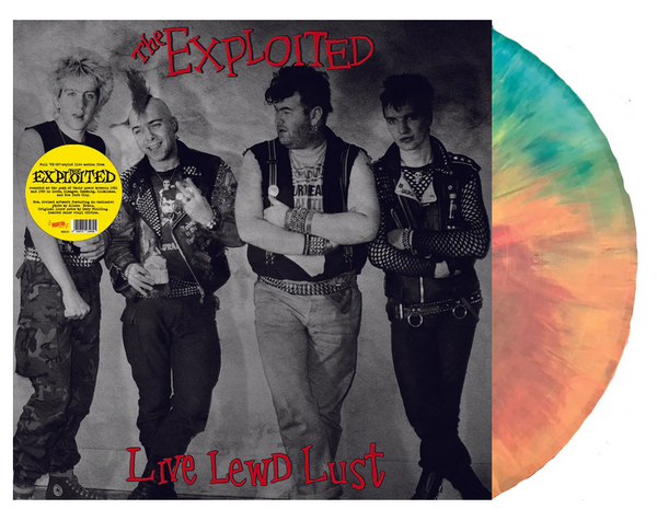 EXPLOITED, THE (ジ・エクスプロイテッド)  - Live Lewd Lust (Italy 200枚限定再発マルチカラーヴァイナル LP/ New)