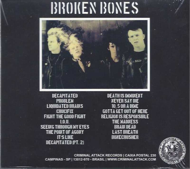 BROKEN BONES (ブロークン・ボーンズ)  - A Single Decade (Brazil 限定再発デジパック CD/ New)