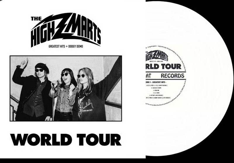 HIGHMARTS (ハイマーツ)  - World Tour - Greatest Hits + Dodgy Demo (German 「ライブ会場と関連ネット限定販売用のホワイトヴァイナル」（200枚プレス中、日本流通は90枚のみ）　LP+帯/New)