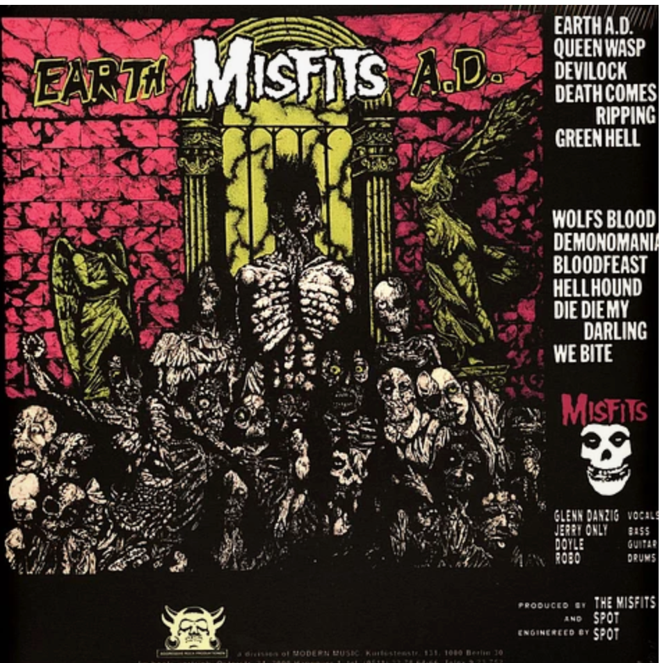 MISFITS (ミスフィッツ) - Wolfs Blood / Earth A.D. (EU 限定リプロ再発 LP/ New)