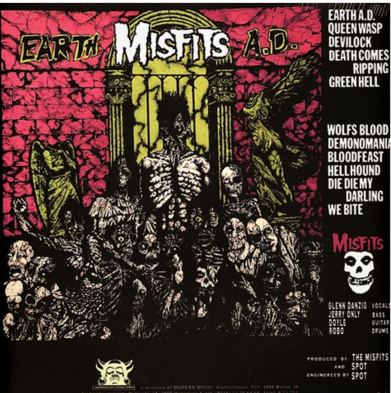 MISFITS (ミスフィッツ) - Wolfs Blood / Earth A.D.  (EU 限定リプロ再発 LP/ New)