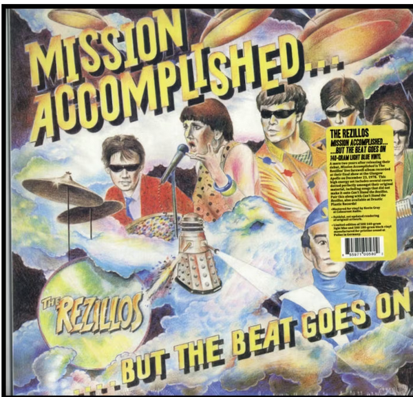 REZILLOS, THE (ザ・レジロス) - Mission Accomplished...But The Beat Goes On (US 500枚限定再発「ライトブルーヴァイナル」140グラム LP「廃盤 New」)