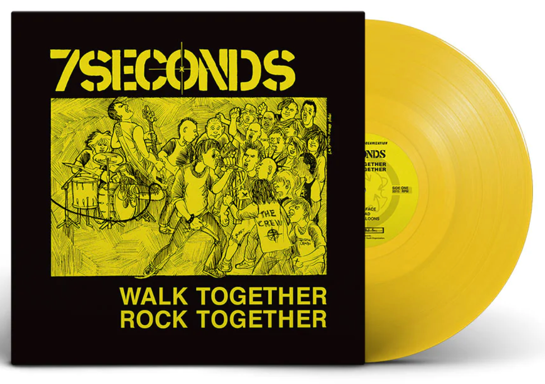 7 SECONDS (セブン・セカンズ )  - Walk Together, Rock Together (US 1,000枚限定再発「イエローヴァイナル (DXエディション）」LP/New)