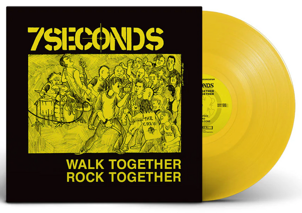 7 SECONDS (セブン・セカンズ )  - Walk Together, Rock Together (US 1,000枚限定再発「イエローヴァイナル (DXエディション）」LP/New)