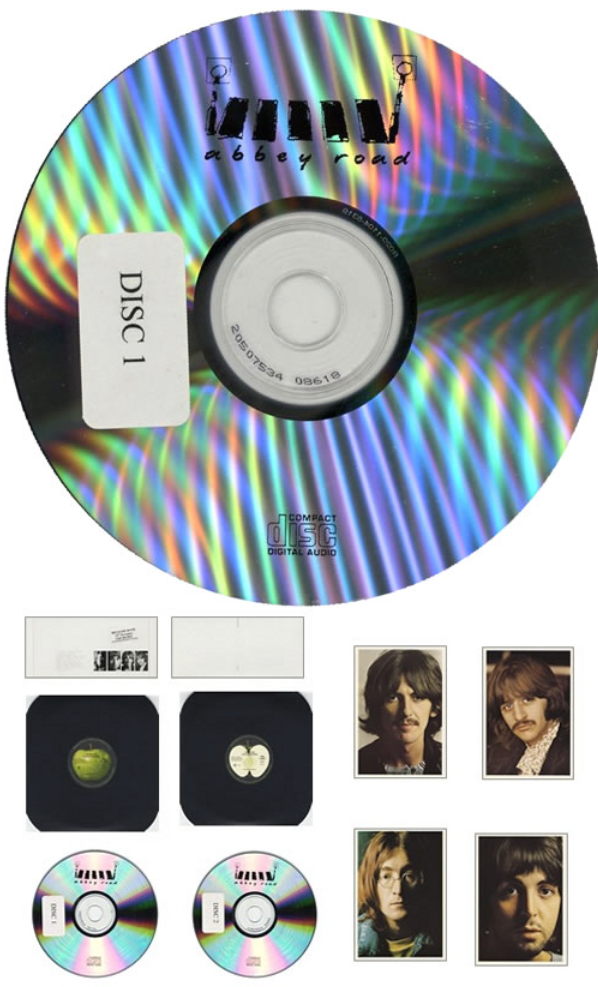 BEATLES (ビートルズ)  - The Beatles (White Album) (UK テストプレス 2xCDR+インナー、4x写真、折畳みポスター/プロモステッカー付エンボス仕様二つ折紙ジャケ「廃盤 New」)