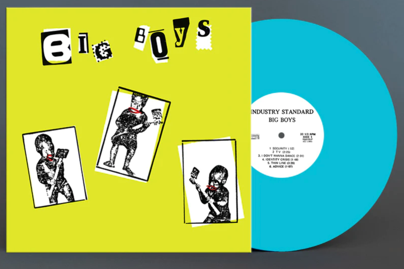 BIG BOYS (ビッグ・ボーイズ)  - Where's My Towel / Industry Standard (US 1,000枚限定再発「アクアブルーヴァイナル」LP/ New)