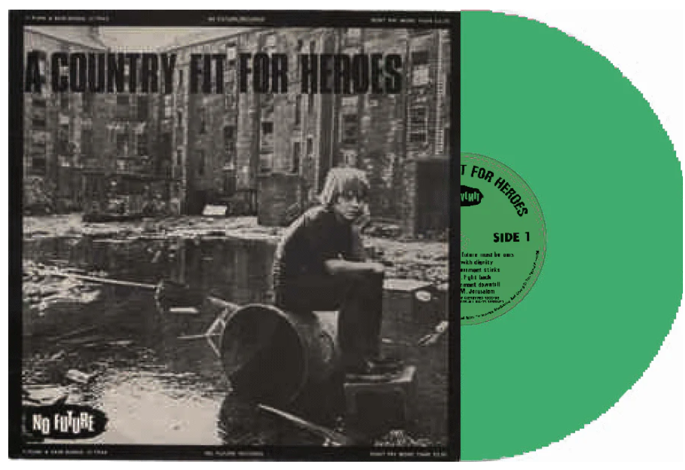 V.A. (Fo Futureレコーズ「デモ音源」コンピ）- A Country Fit For Heroes (US 限定再発「グリーンヴァイナル」12" / New)