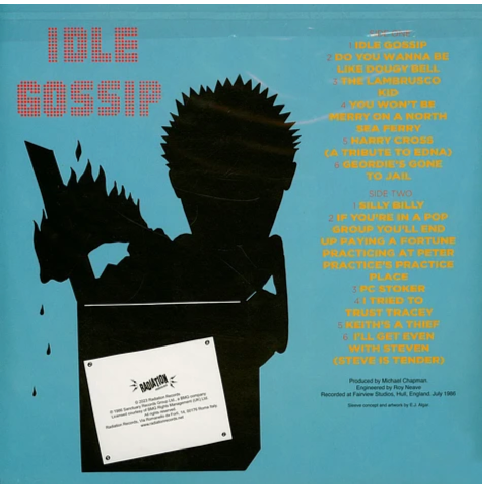 TOY DOLLS (トイ・ドールズ)  - Idle Gossip (Italy 限定再発「ホワイトヴァイナル」 LP /New)